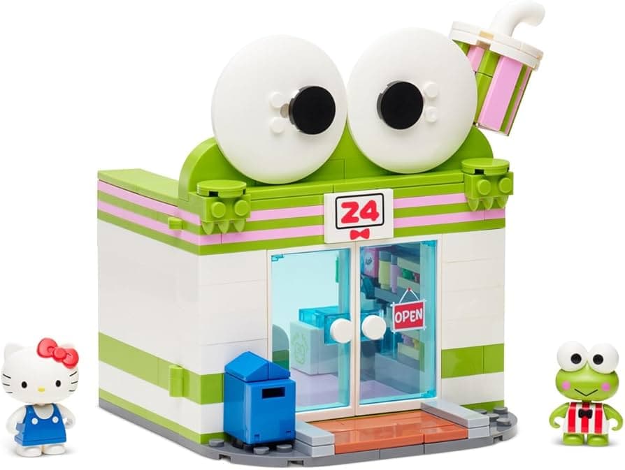 Colecionável Jazwares Hello Kitty Keroppi e Hello Kitty