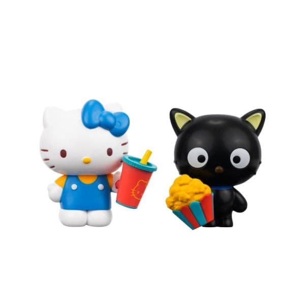 Figura de Coleção Hello Kitty e Choco Cat Jazwares Pack 2"