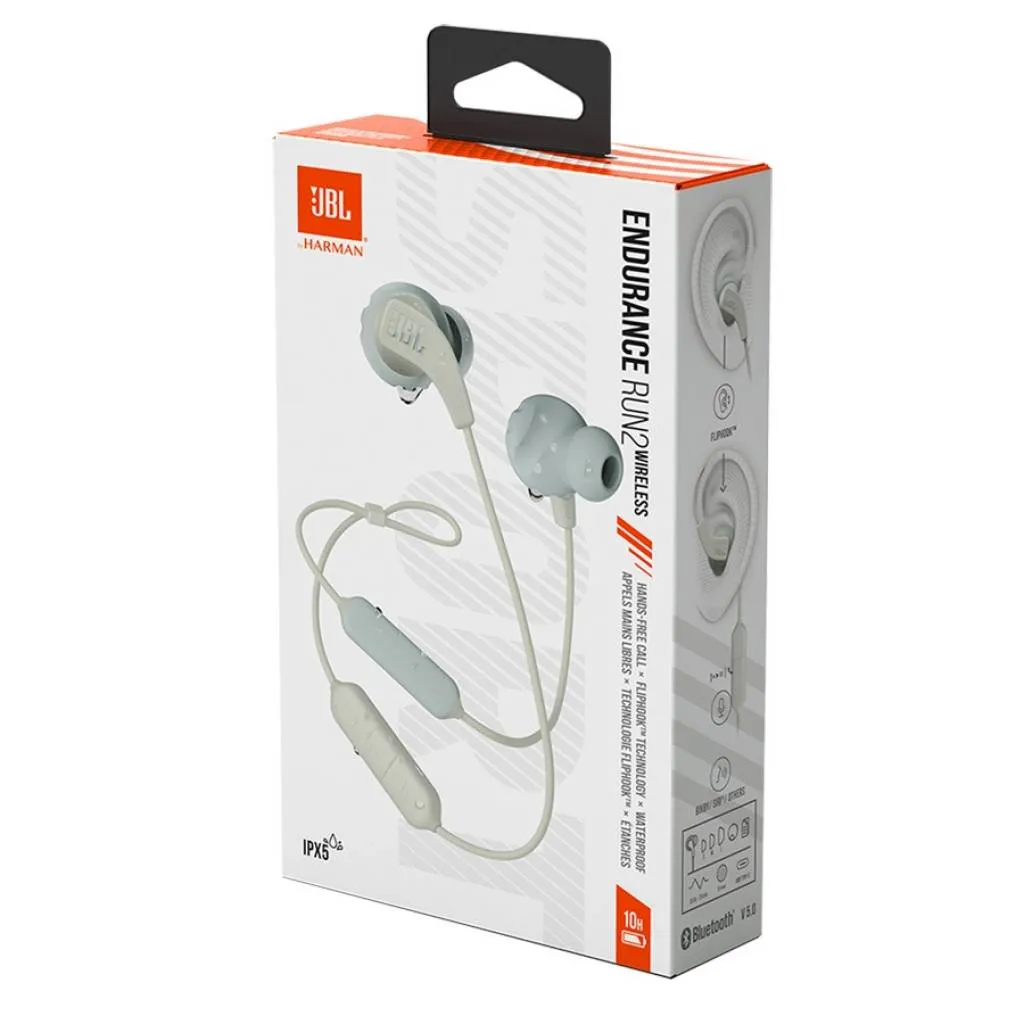 Fones de Ouvido Jbl Endurance Run 2 Bluetooth Branco