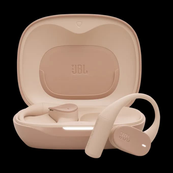 Fones de Ouvido Jbl Sense Lite Open Bluetooth Bege