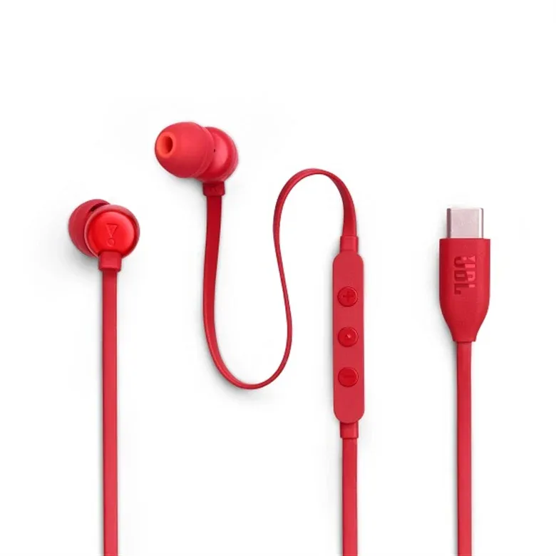 Fones de Ouvido Jbl T310C USB-C Red