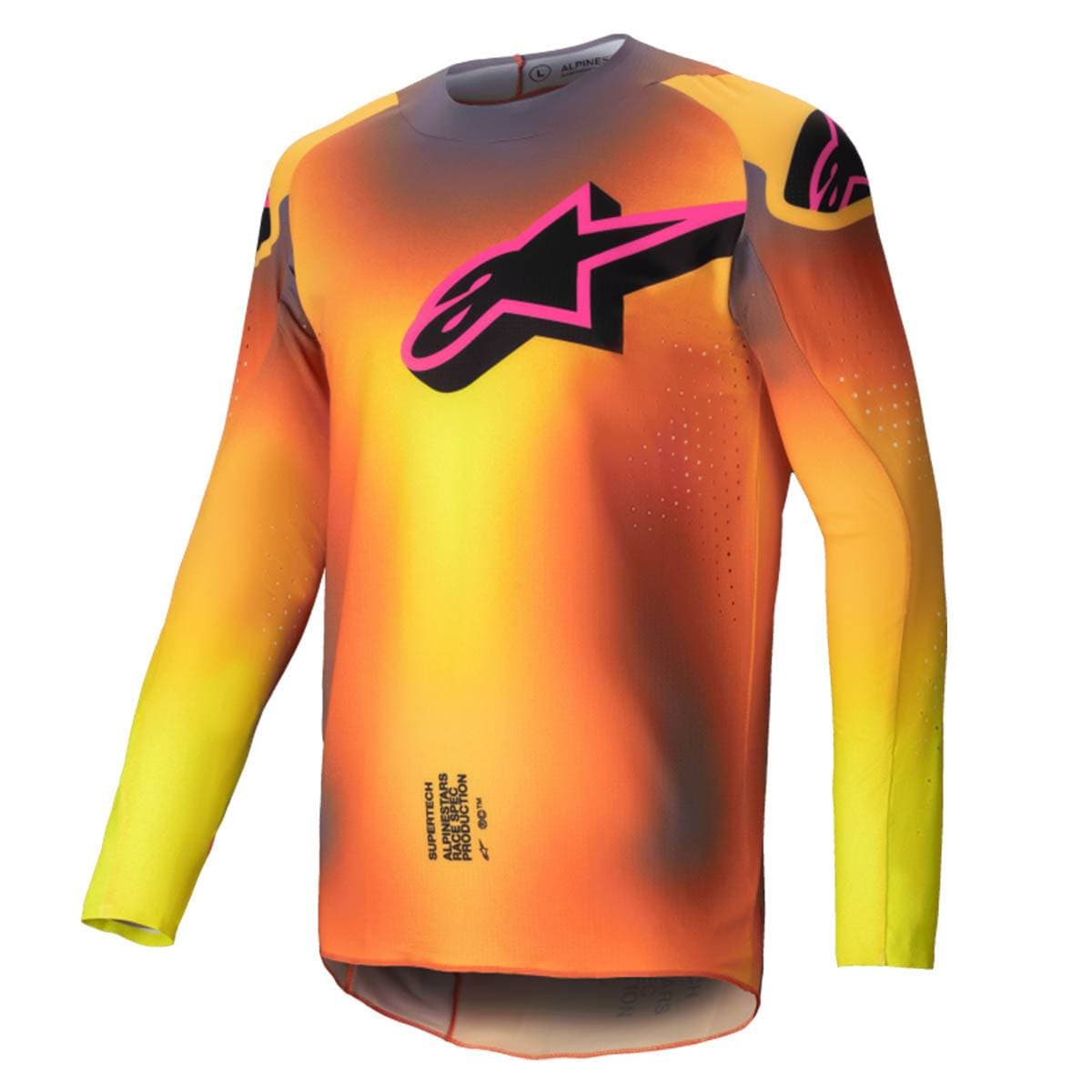 Jersey Alpinestars Sprtech Lipan Amarelo/Rosa G