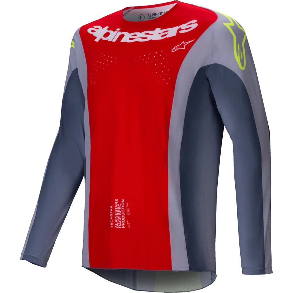 Jersey Alpinestars Tchstar Melt Vermelho/Cinza M
