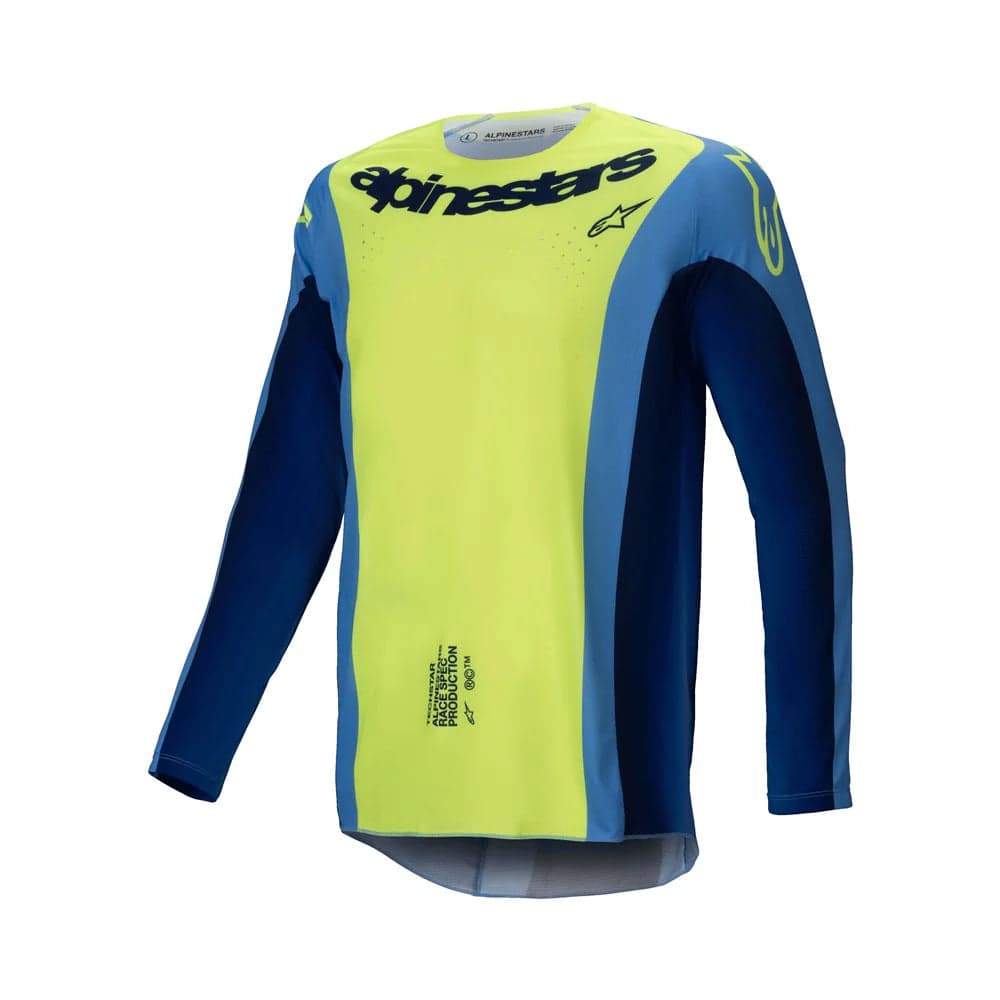 Jersey Alpinestars Tchstar Melt Amarelo/Azul Tamanho Xl