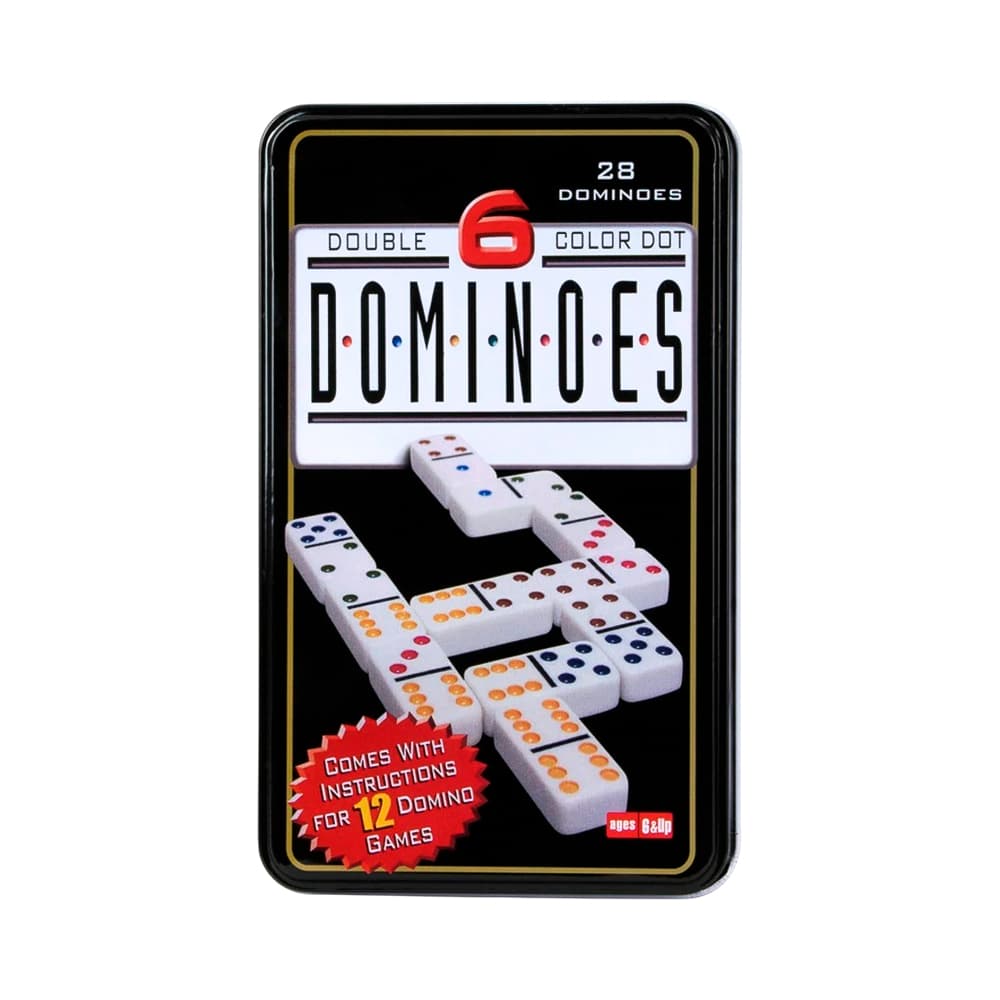 Jogo de Mesa Milan Dominó Double 6 Color Dot