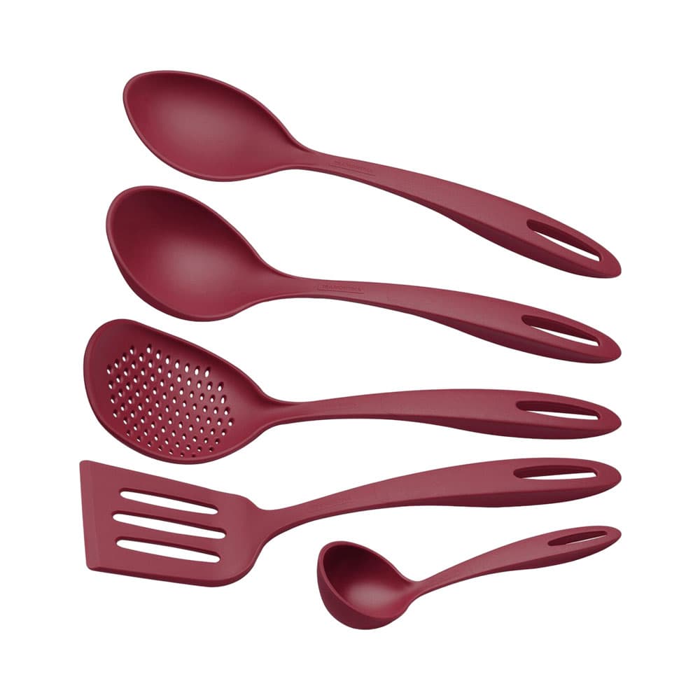 Jogo de Utensílios Tramontina Ability 25199/707 Vermelho 5 Peças