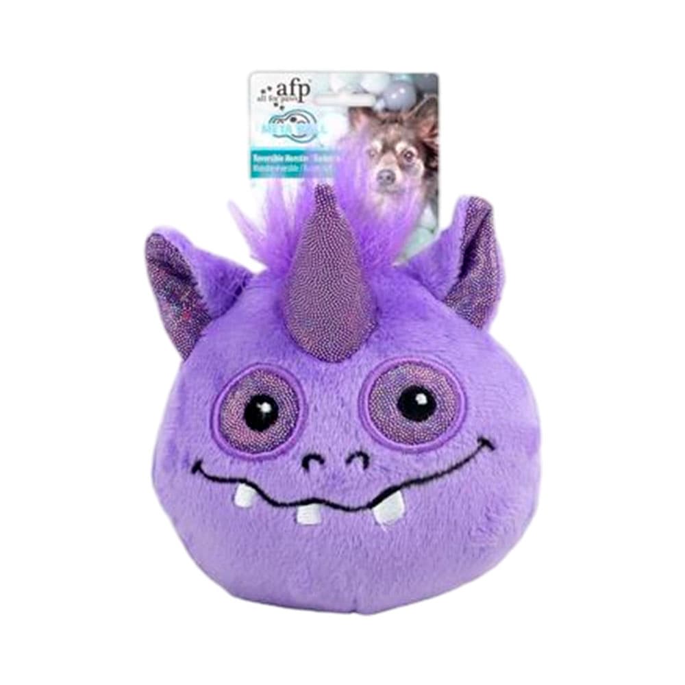 Brinquedo para Pet Afp Pelúcia Reversível Monstro/Basquete 13 Cm Multicolor