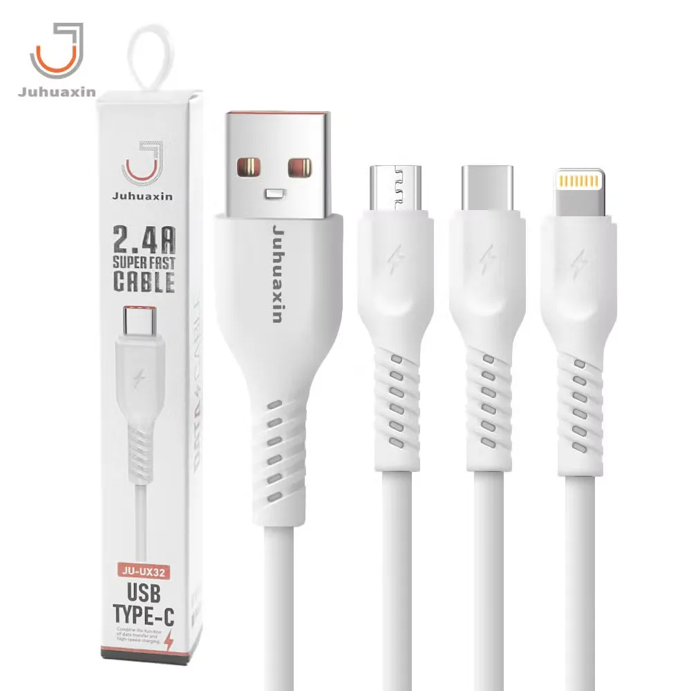 Cabo Juhuaxin Ju-Ux32 USB-C 1 Metro Branco