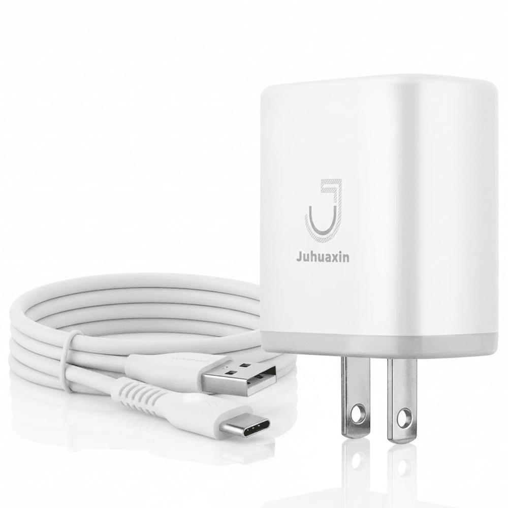 Carregador Juhuaxin Ju-Cp02 + Cabo USB C 20W Branco