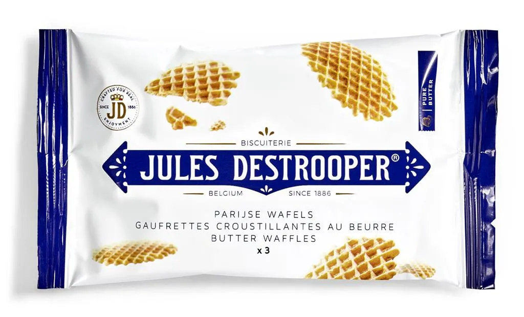 Snacks Jules Destrooper Butter Waffles On The Go 33G