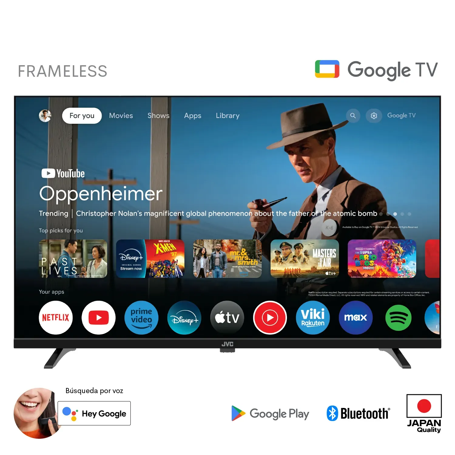 TV Jvc Smart 32" LED Lt-32Km148 HD/Google