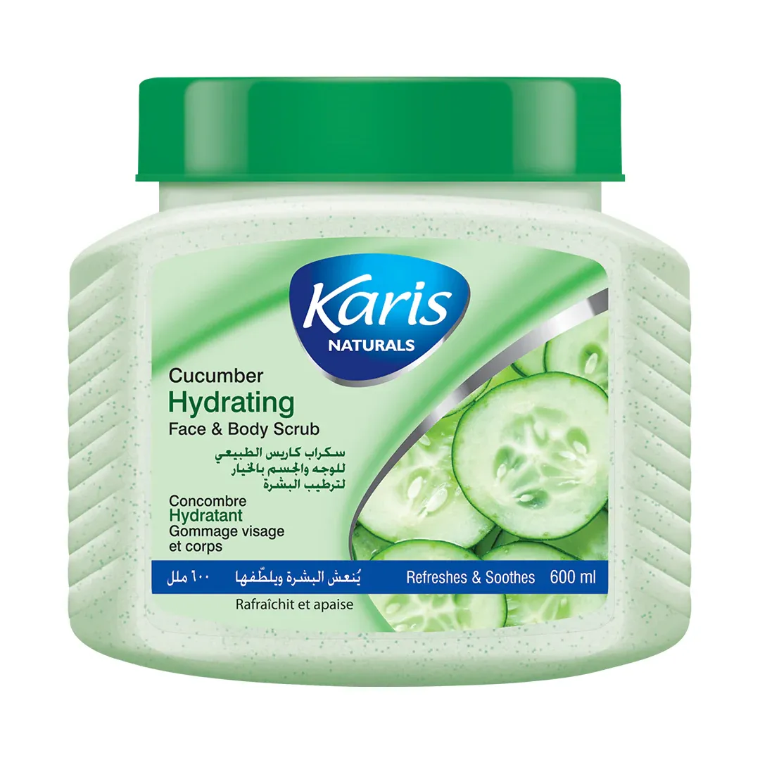 Esfoliante Karis Cucumber Face & Body Scrub 600ml
