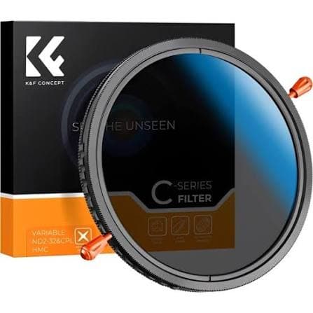 K&f Concept Filtro D/lente 77MM Polarizador Cpl + Nd Variable ND2-32 C Series KF01.2602