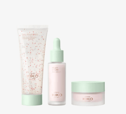 Kiko Milano Kit Skincare Gel 75ML+SERUM 30ML+CREMA 50ML