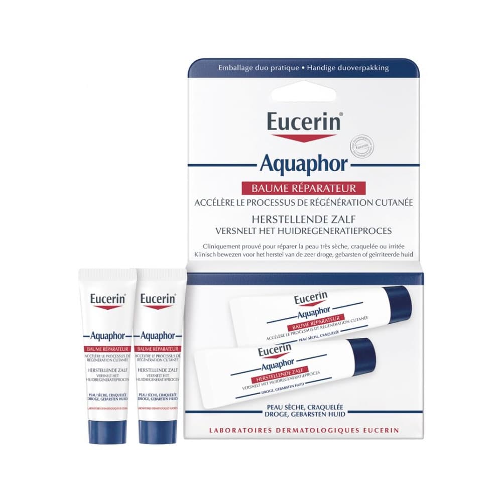 Kit Bálsamo Reparador Eucerin Aquaphor 2x10ml