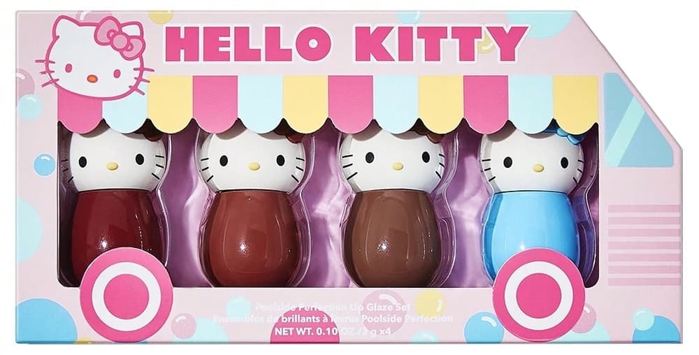 Kit Batom Líquido Sheglam Hello Kitty Poolside Perfection (4 Unidades de 3G)