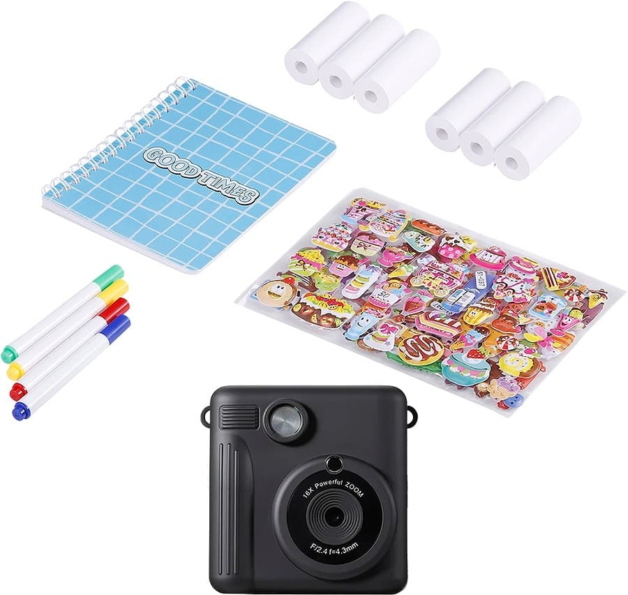 Kit Câmera Digital Instantânea Vivitar 45379KIT Cinza