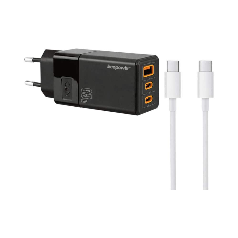 Kit Carregador Ecopower Ep-7025 65W