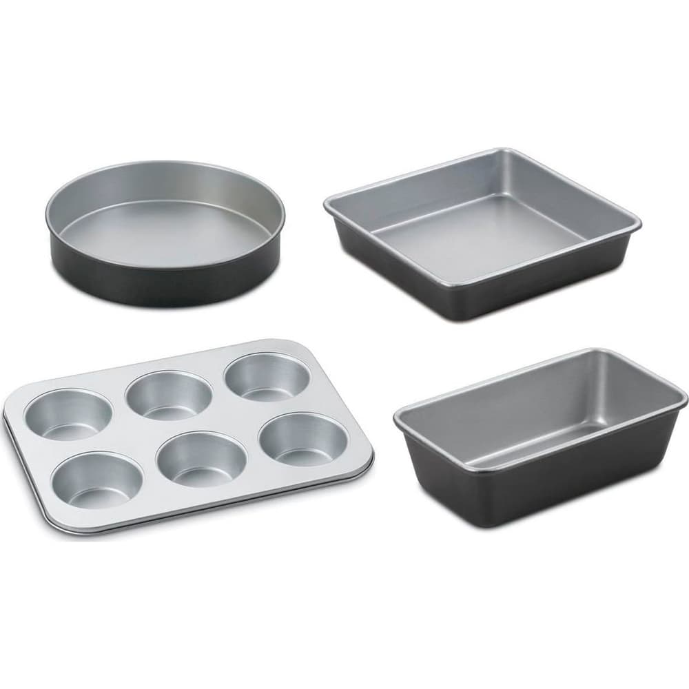 Kit de Assadeiras Cuisinart Chef’s Classic Antiaderentes Prata/Preto – 4 Peças