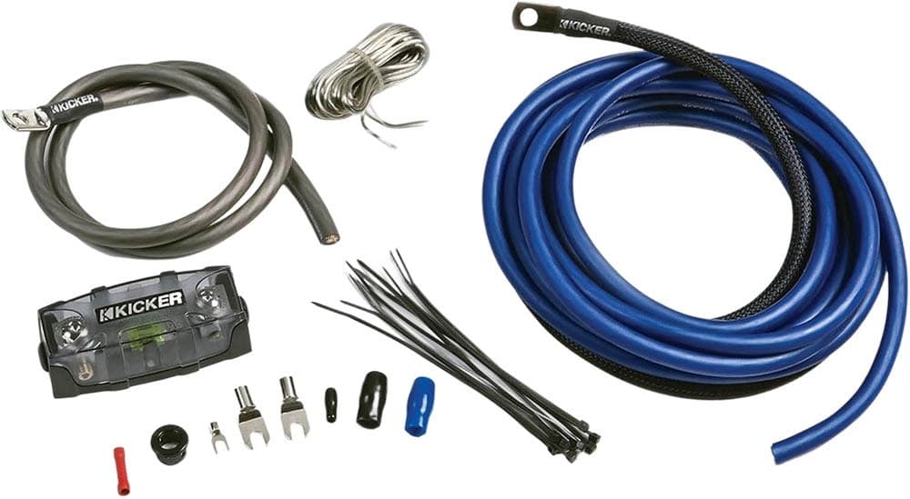 Kit de Cabos e Fusíveis para Amplificador Kicker 46Pk8 - 600 Watts
