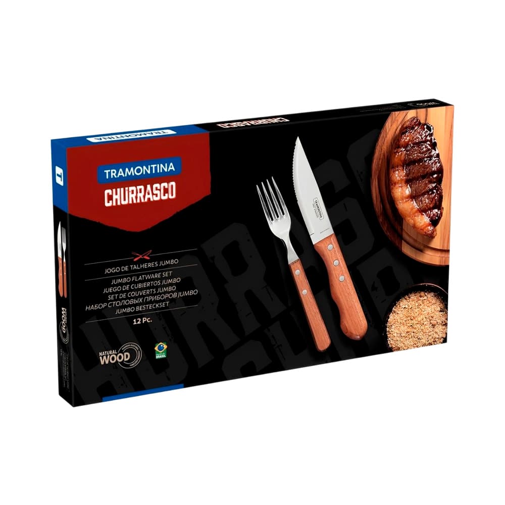 Kit de Talheres Tramontina Jumbo 12 Peças