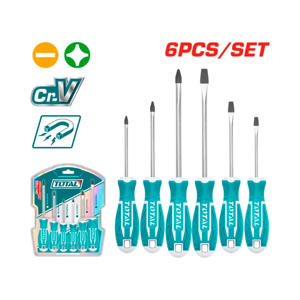 Kit de Ferramentas Total Tht250606 6 Peças