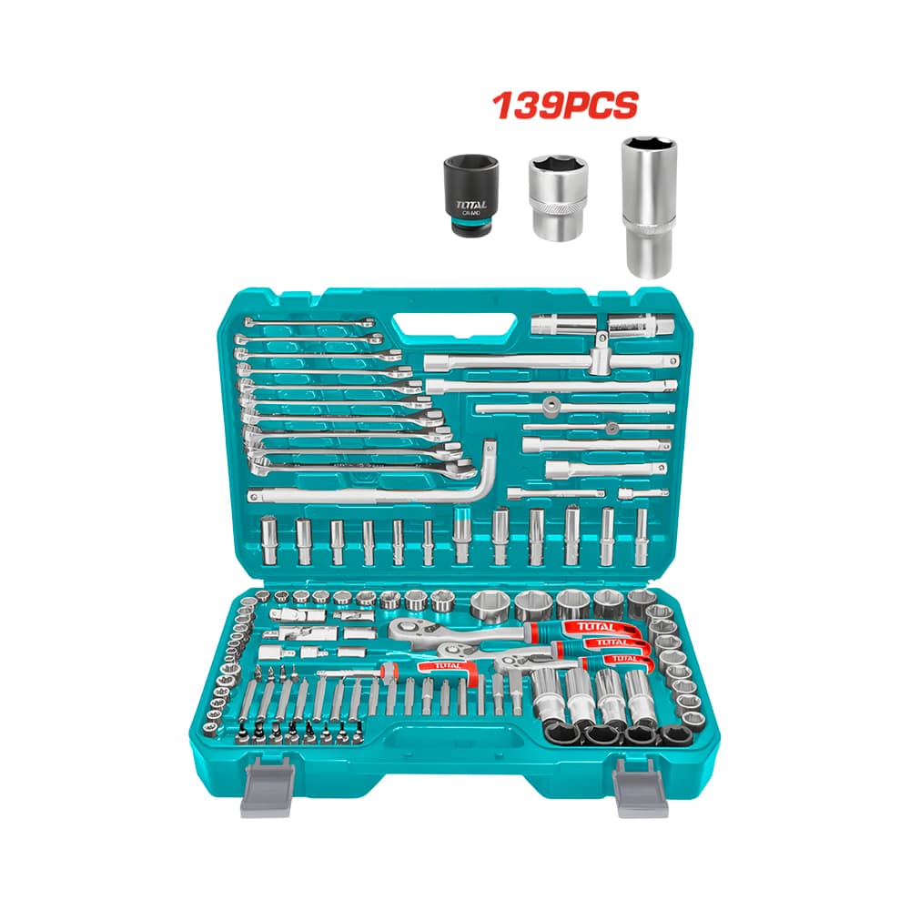 Kit de Ferramentas Total Thkthp21396 139 Peças