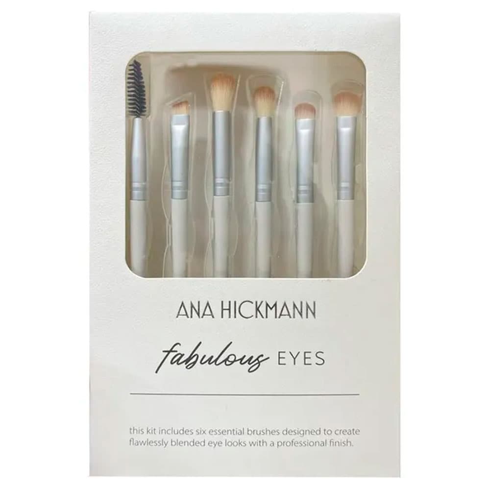 Kit de Pincéis Ana Hickmann Fabulous Eyes Ah042 – 6 Peças