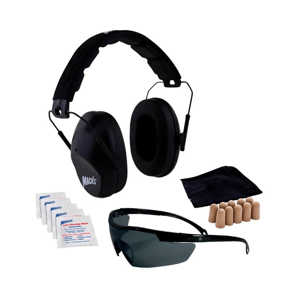 Kit de Segurança Definitivo para Tiro Mack Shooters Doublé-Up 12 Peças