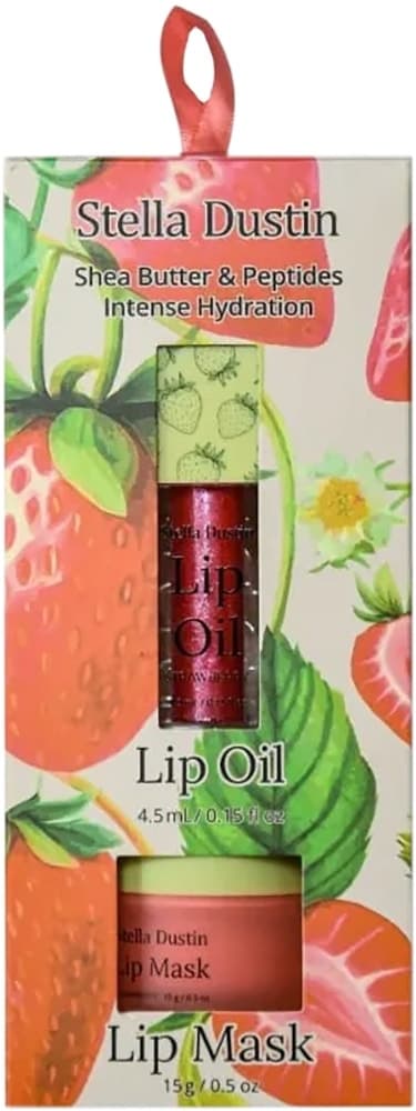 Kit Lip Oil + Lip Mask Morango Stella Dustin