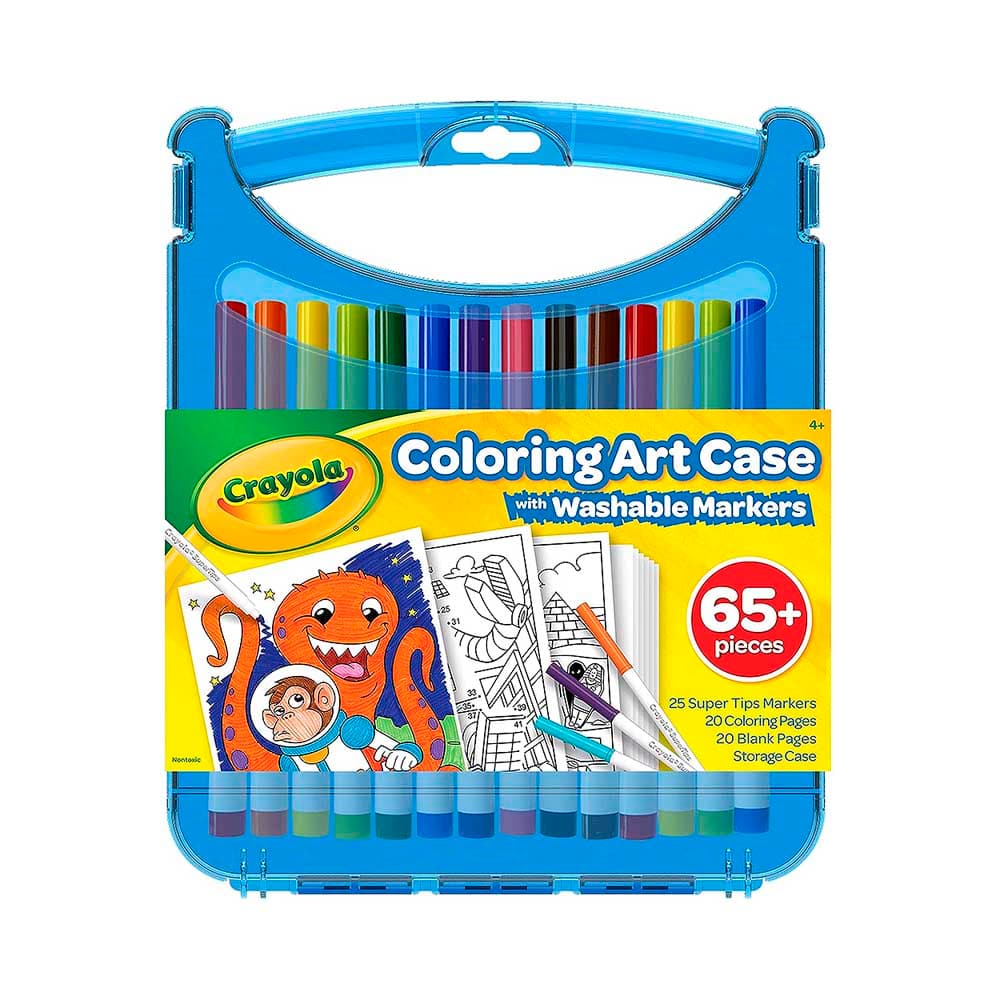Kit de Arte para Colorir Crayola 65 Peças