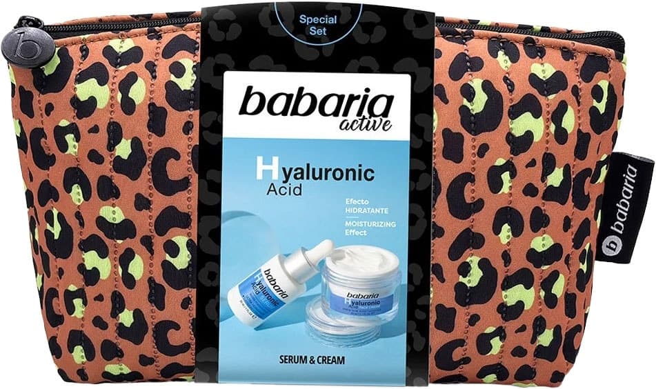 Kit Ácido Hialurônico Sérum + Creme Babaria 30mL + 50mL