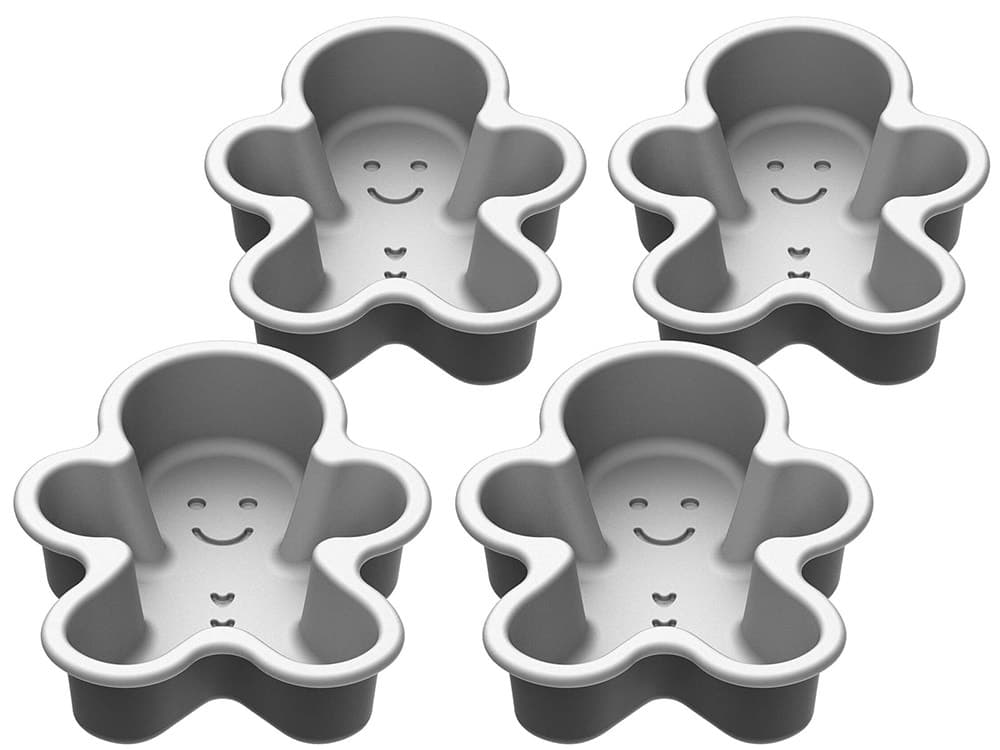 Kit Moldes Assadeira Cuisinart Mini Gingerbread Man Cmbm-4GBM (4 Peças)