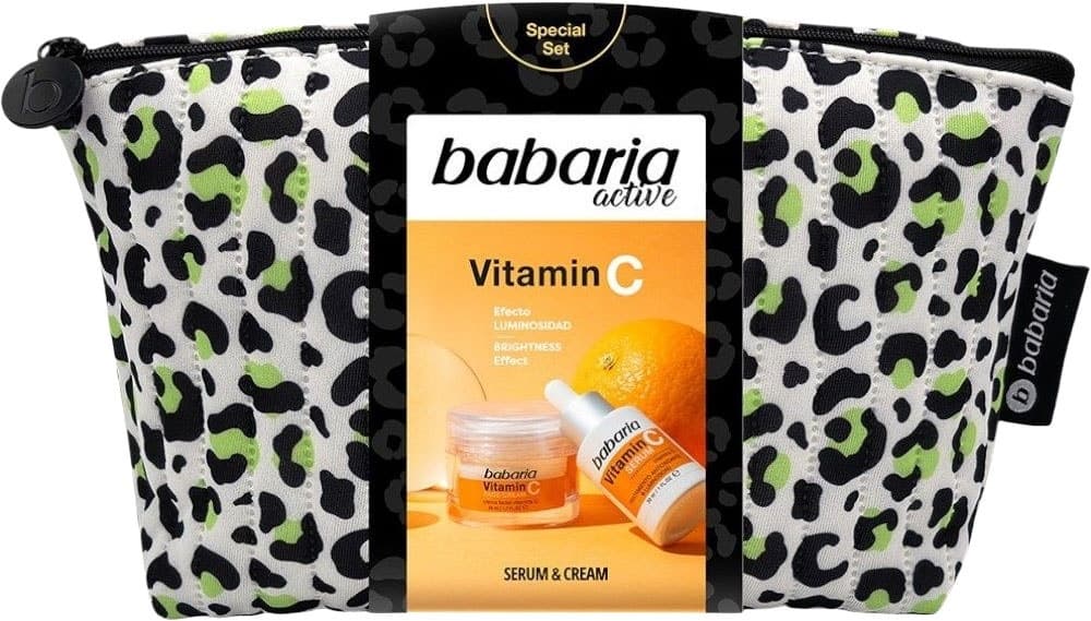 Kit Nécessaire Vitamina C Sérum + Creme Babaria Active (30mL + 50mL)