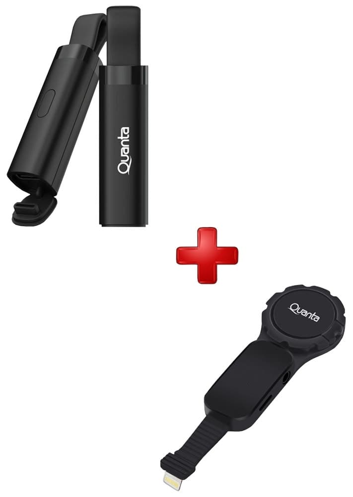 Kit Localizador Inteligente Quanta Qt5.2 Qtsla25 + Anel Adaptador 4 Em 1 Qtapi41