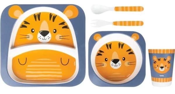 Kit Refeição Em Bambu Buba 13208 (5 Peças)