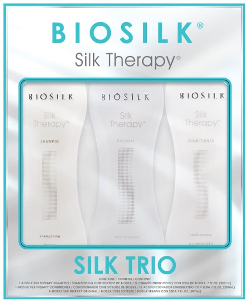 Kit Shampoo + Condicionador + Tratamento BioSilk Silk Therapy (3 de 207mL)