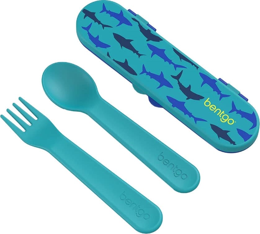 Kit de Talheres Bentgo Kids Sharks