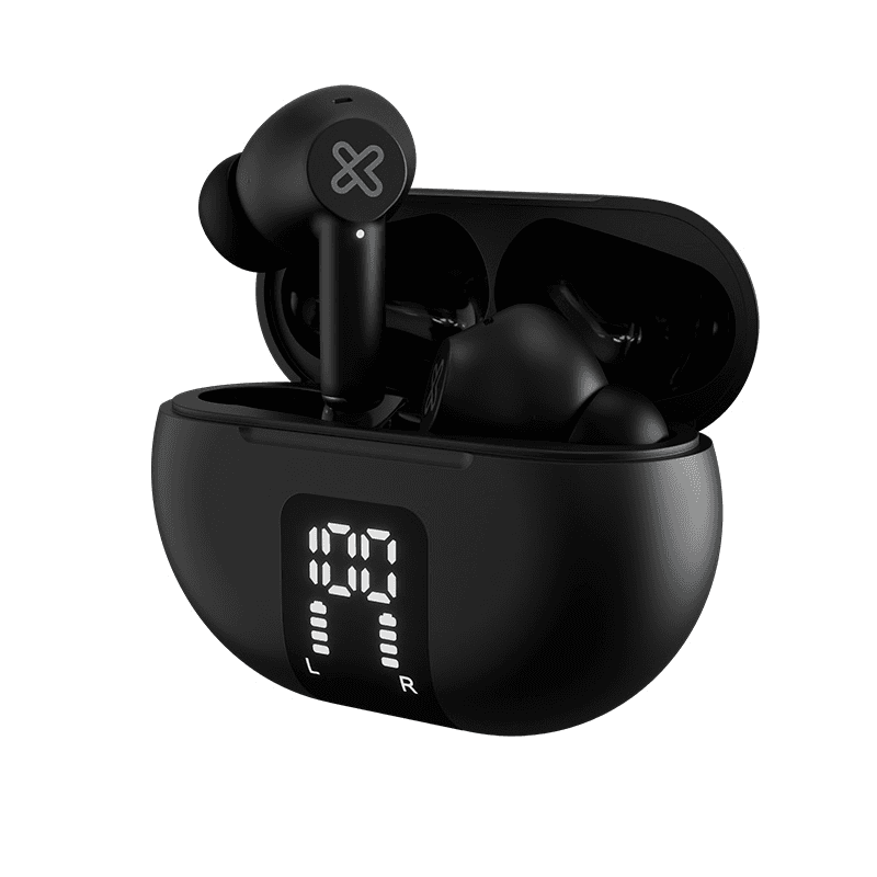 Fones de Ouvido Klip Kte-755BK Edgebuds Black