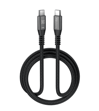 Cabo Klip Powergo 250 Kac-250-10FT USB-C 60W 3M Preto