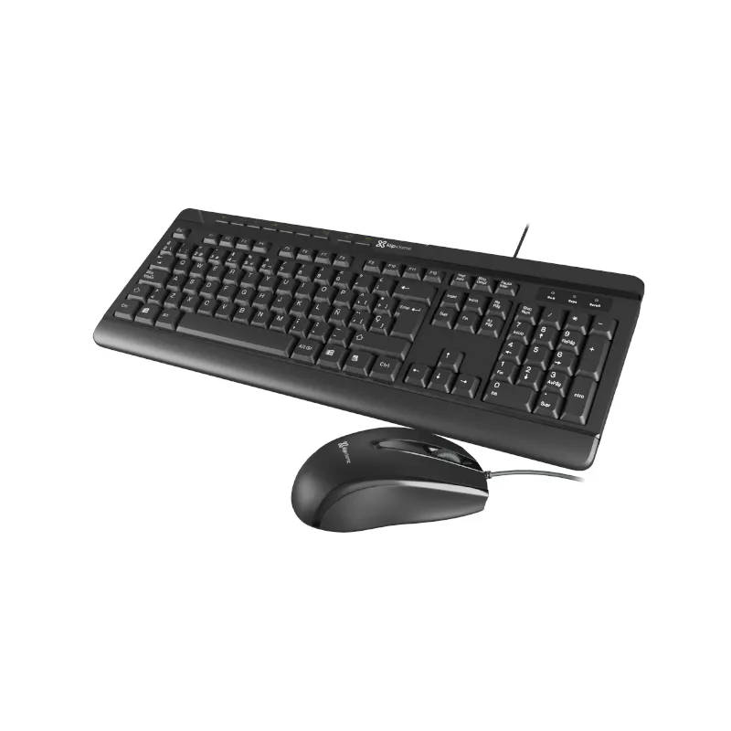 Teclado + Mouse Klip Kck-251S Deskamate Esp Negro