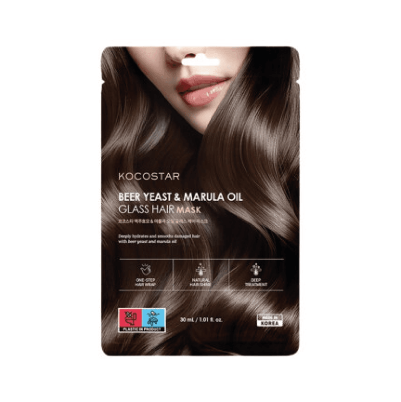 Kocostar Mascarilla Yeast & Marula Oil Glass Hair 10PAD