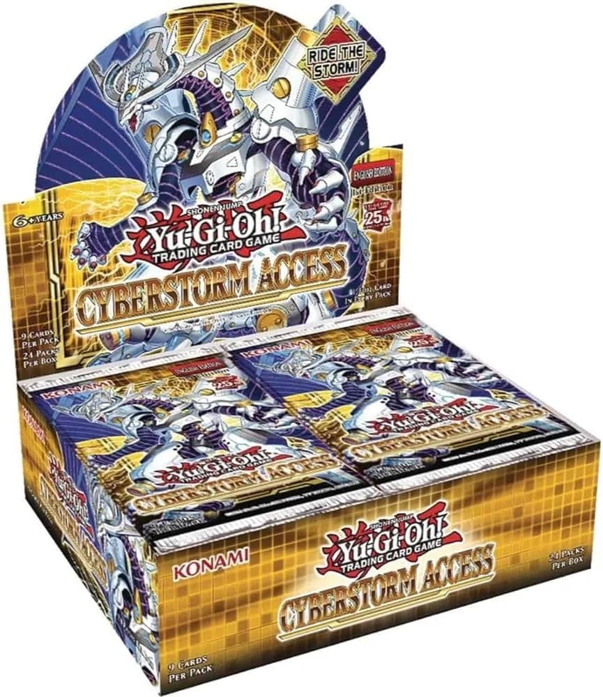 Konami Cartas Yu-gi Oh Cyber Storm Access Booster Display 24PCS