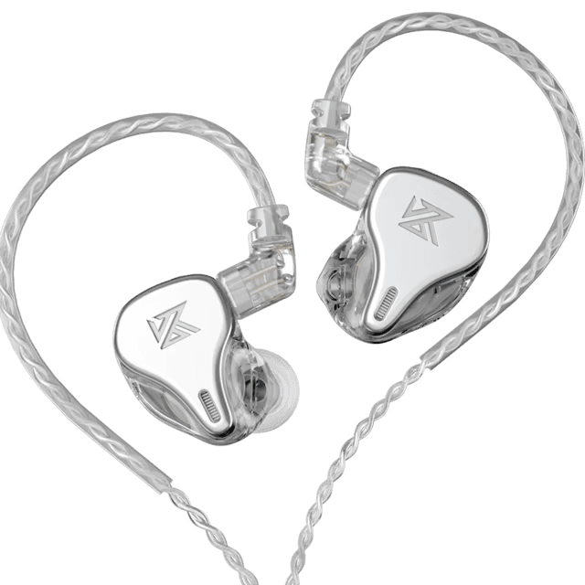 Fones de Ouvido Kz Auricular Dq-6 3.5Mm Prata