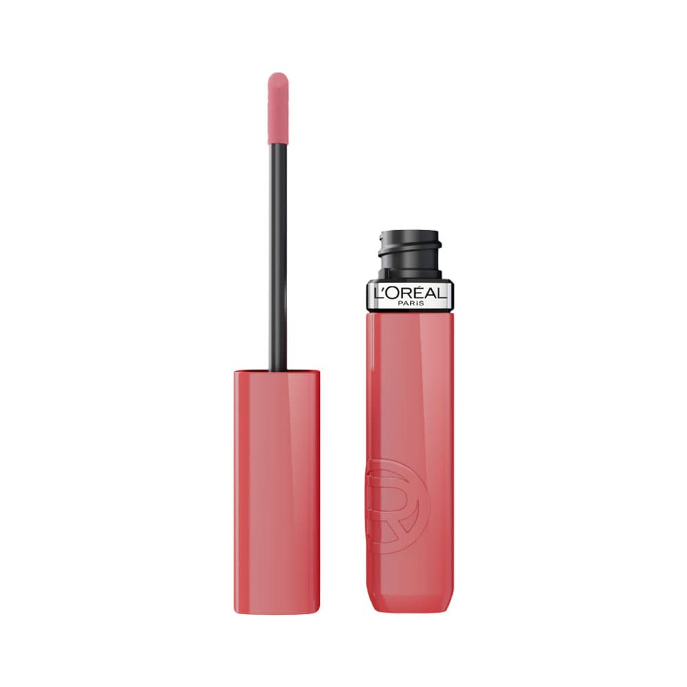Batom Líquido L'Oréal Infallible Lacque Resistance 600 Le Nu Rose 4ml