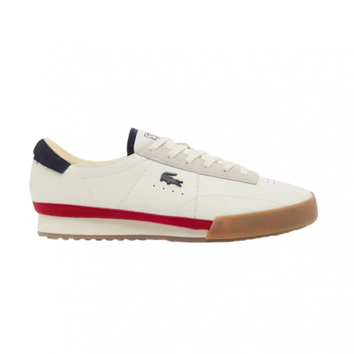 Tênis Lacoste Aura 225 7 Sma 750Sma0161407 Branco/vermelho Tam. 9.5