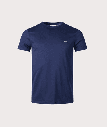 Camiseta Lacoste Classic Th6709 23 166 Azul Marinho Tam. 4
