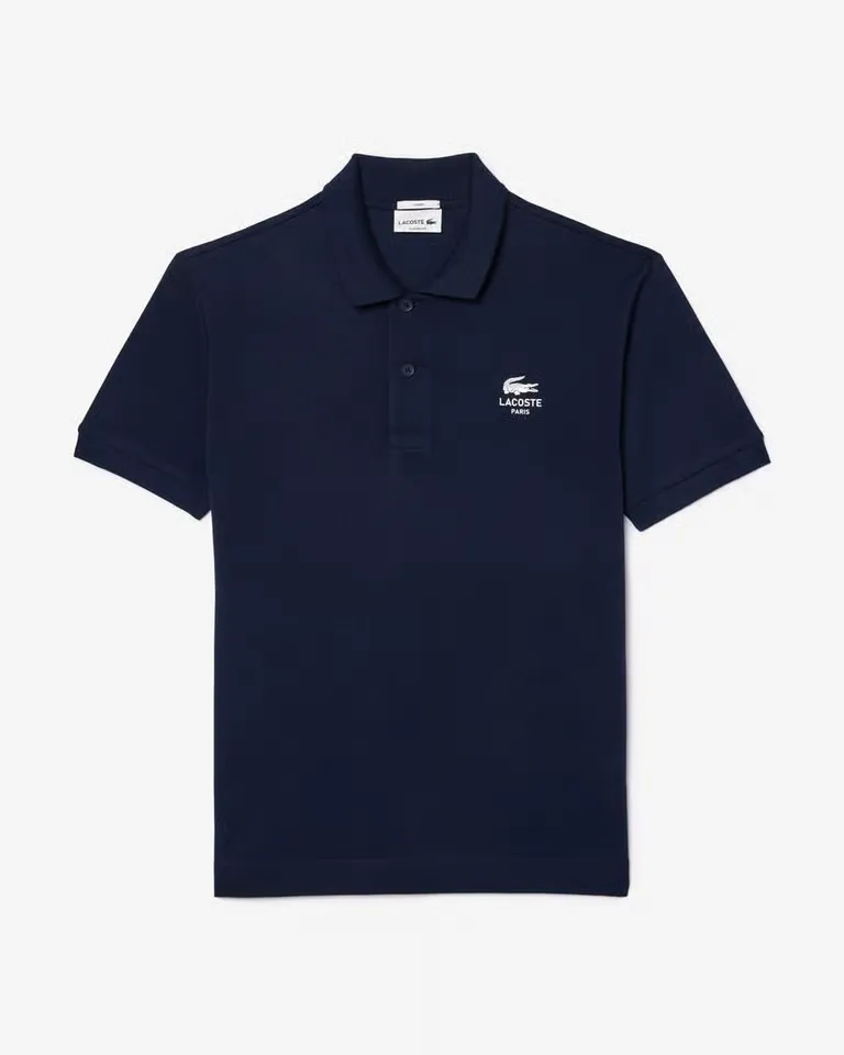 Camiseta Polo Lacoste Clasic L1212-23 Azul Marinho Tam. 4