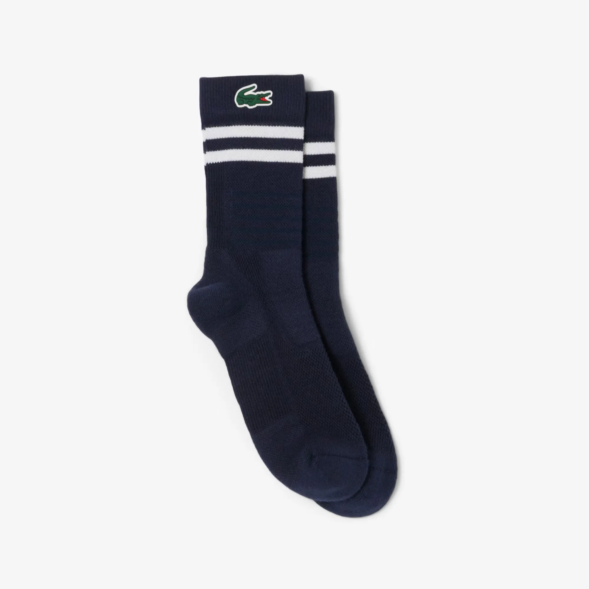 Meias Lacoste Sport Ra1095 3/4 Azul Marinho/Branco (T) 39