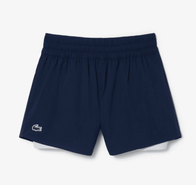 Shorts Feminino Lacoste Gf9972 Wb3 (40) Azul